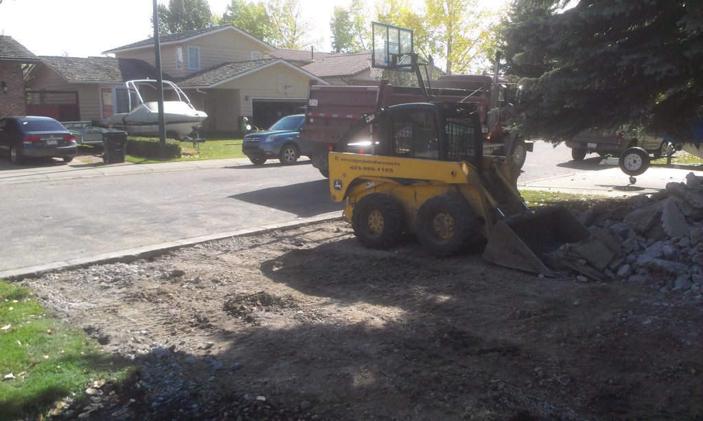 Concrete Driveway Removal Calgary